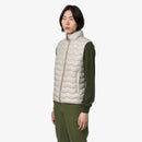 K-Way Doudoune Sans Manches VALEN QUILTED WARM Homme Beige – Veste Impermeable Légère Paquetable