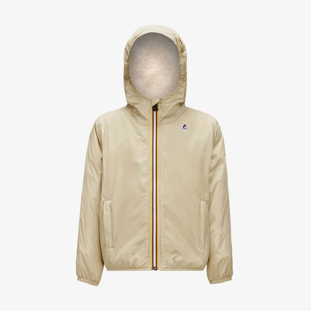 K-Way Orsetto Enfant Beige – Veste Imperméable Mixte, Légère, à Capuche
