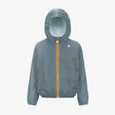 K-Way Jack Enfant Bleu Ciel – Imperméable Coupe-Vent Respirant avec Capuche | Manteau Fille & Garçon  – Veste Paquetable École