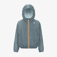 K-Way Jack Enfant Bleu Ciel – Imperméable Coupe-Vent Respirant avec Capuche | Manteau Fille & Garçon  – Veste Paquetable École