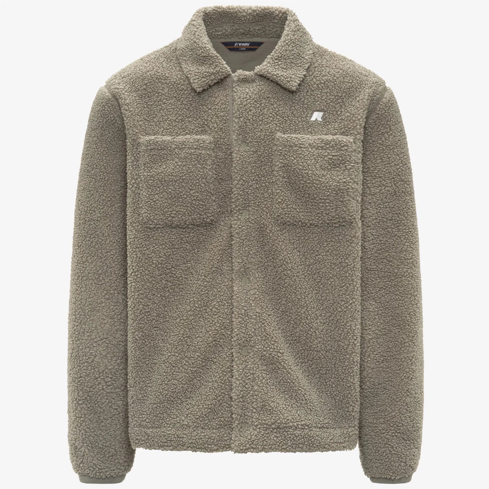 veste K-Way Cameron Sherpa polar green oak 