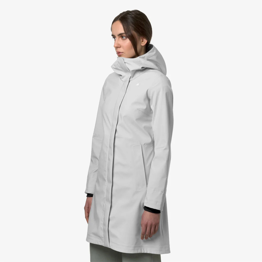 Veste K-Way stephy bonded jersey beige 