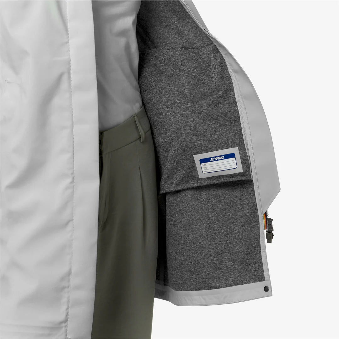 Veste K-Way stephy bonded jersey beige 