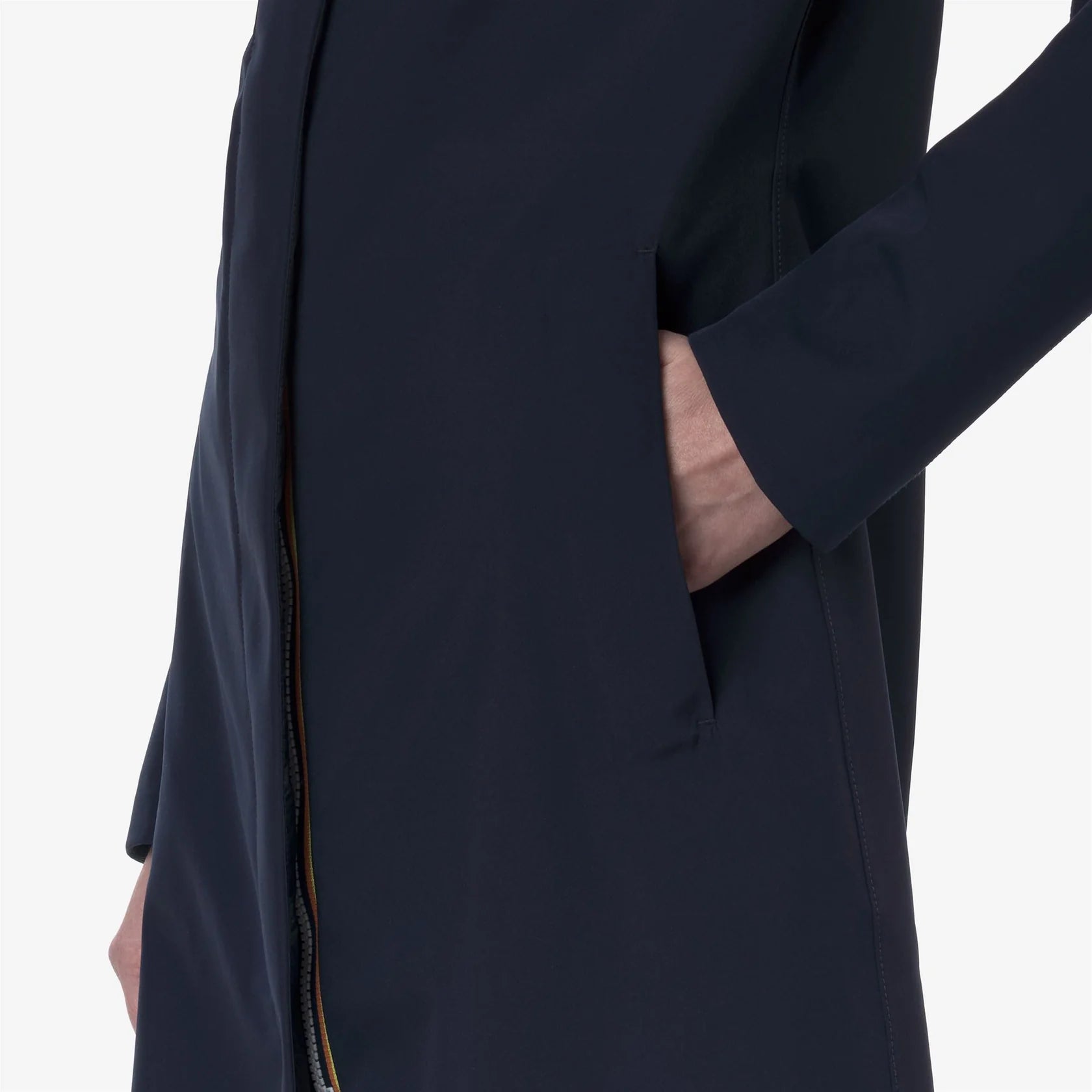 Veste K-Way Stephy Bonded Jersey bleu marine