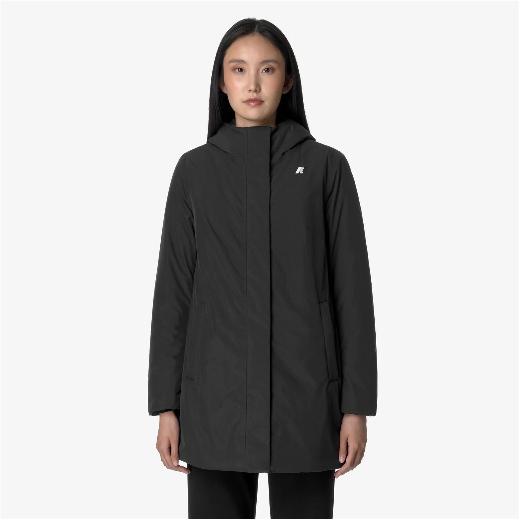 Parka K-Way Sophie Soft Touch Mamotta Noir 