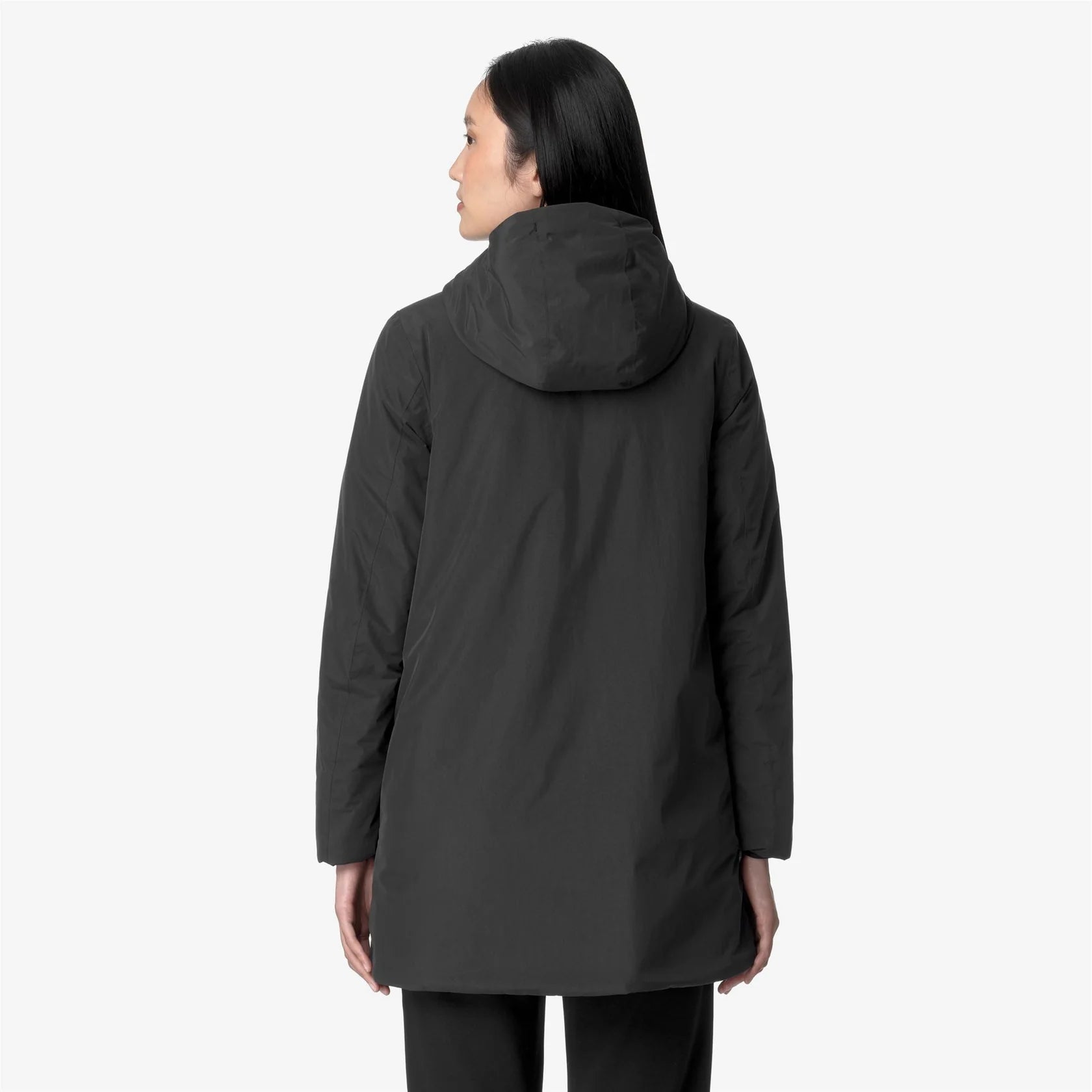 Parka K-Way Sophie Soft Touch Mamotta Noir 