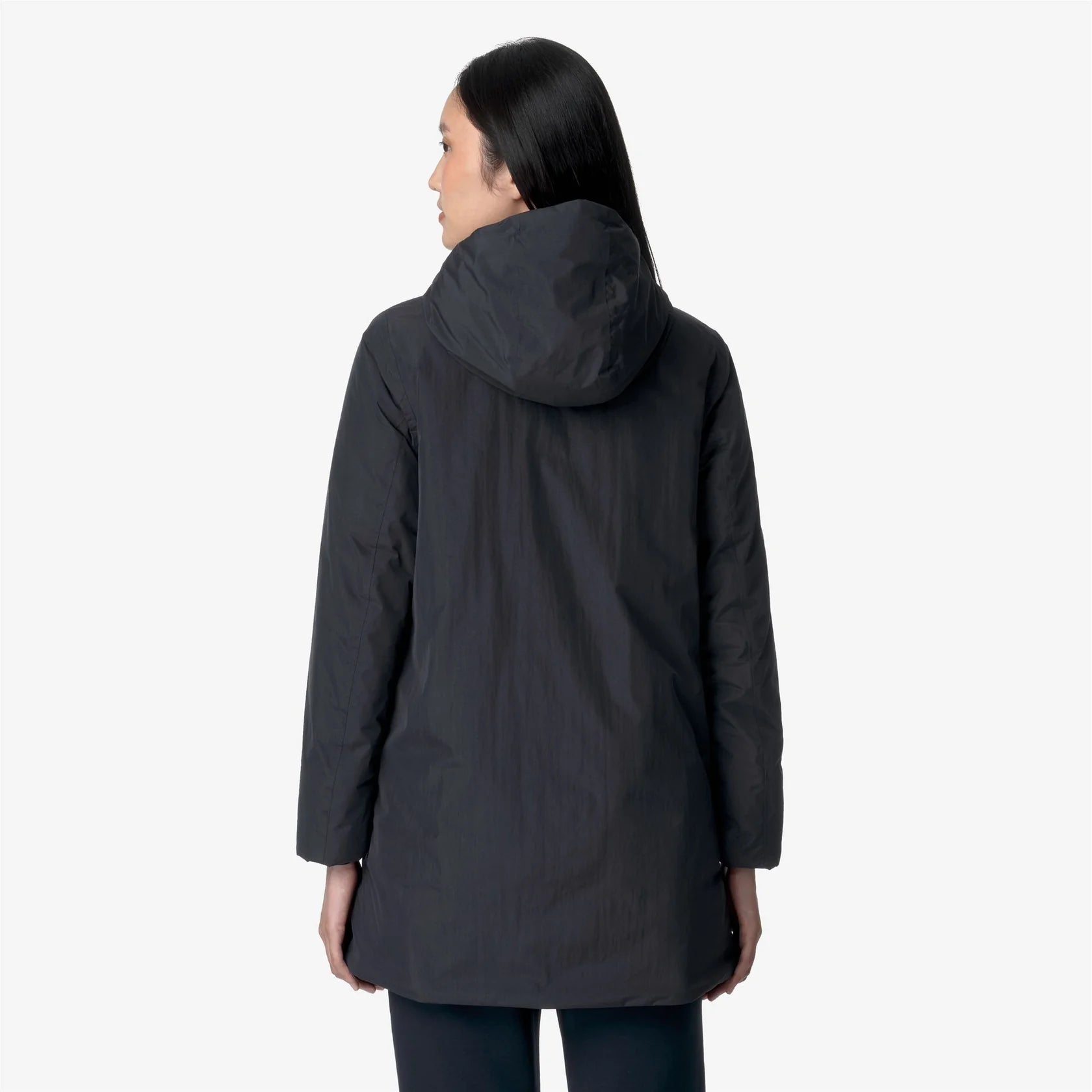 Parka K-Way Femme Sophie Marmotta bleu marine imperméable – Urban Chic