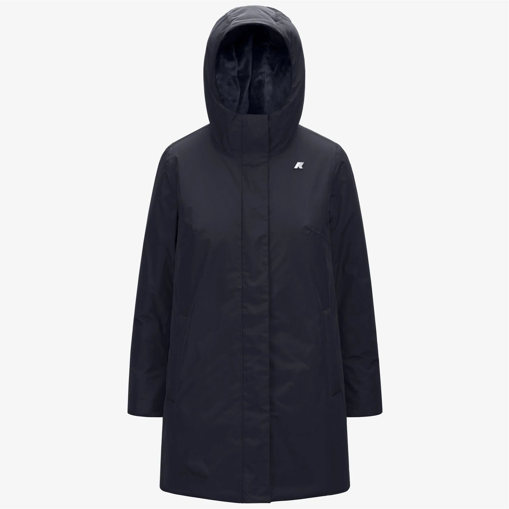 Parka K-Way Femme Sophie Marmotta bleu marine imperméable – Urban Chic