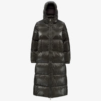 K-Way Doudoune Longue Femme Ruenne Thermo Pearly – Black Olive Combo | Imperméable, Chaud, Hiver, Durable