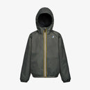 K-Way Warm Enfant Imperméable Kaki – Manteau Coupe-Vent Léger Mixte, Idéal École & Extérieur