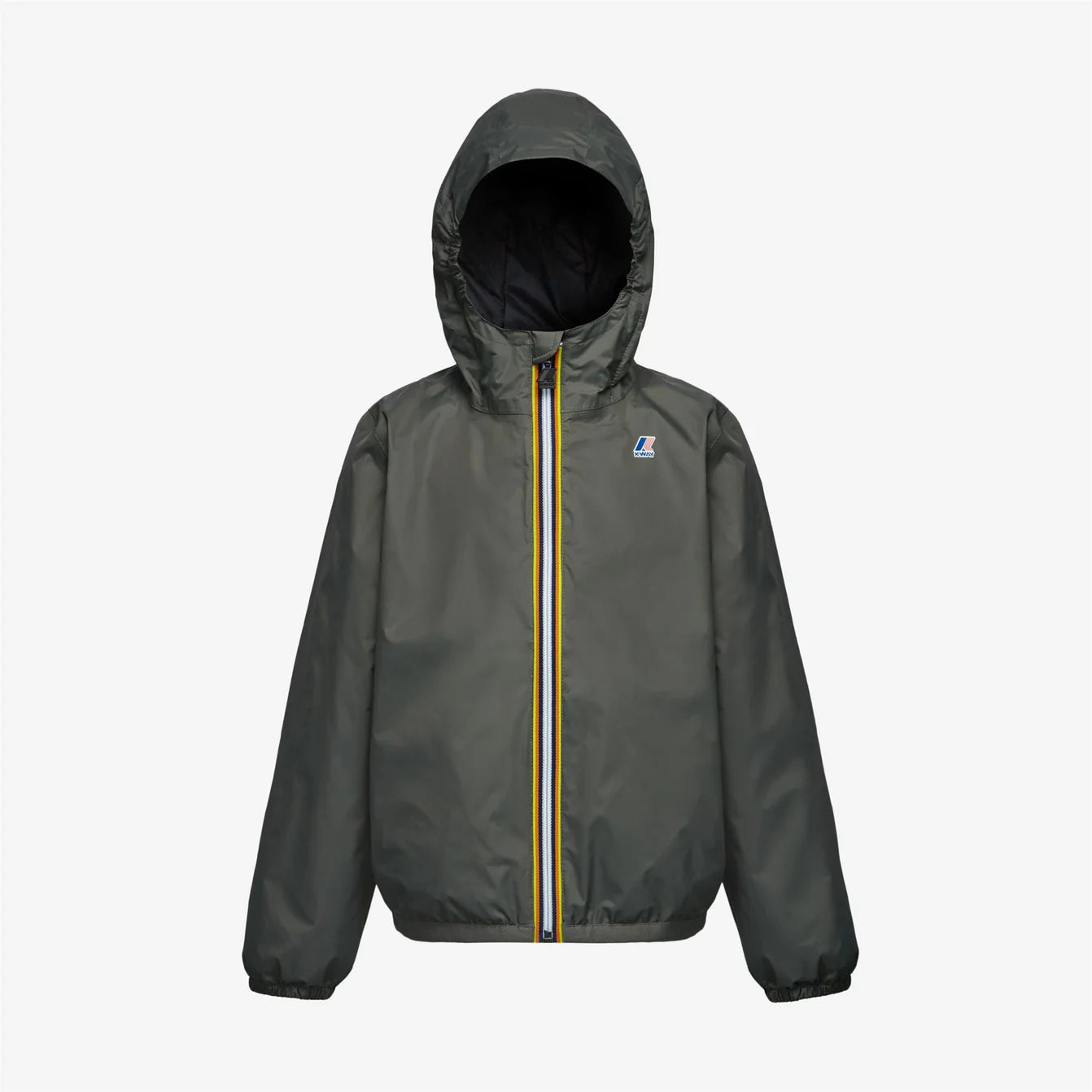 K-Way Warm Enfant Imperméable Kaki – Manteau Coupe-Vent Léger Mixte, Idéal École & Extérieur