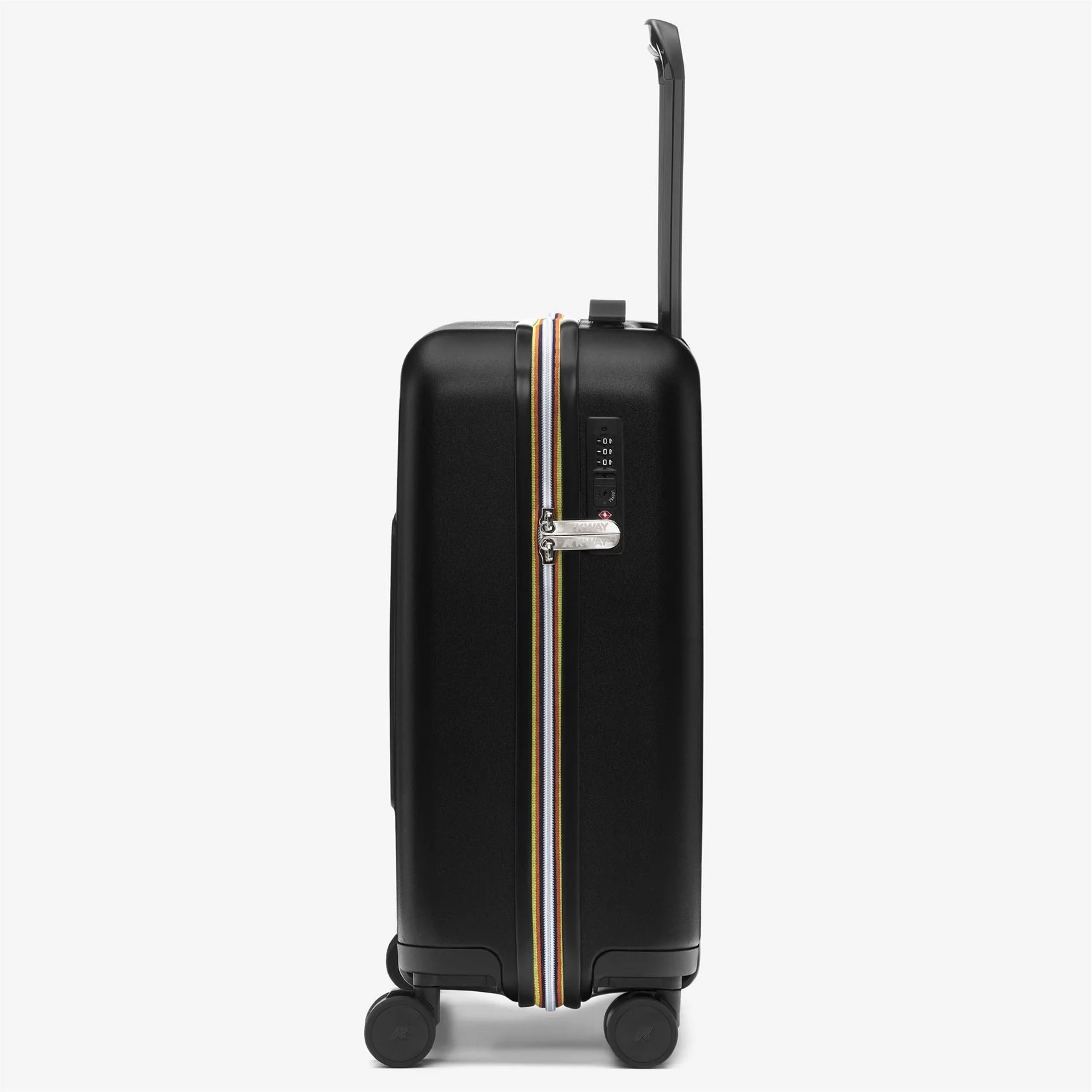 Valise K-Way Noir en Polycarbonate - Bagage Cabine Léger, Résistant et Design Urbain
