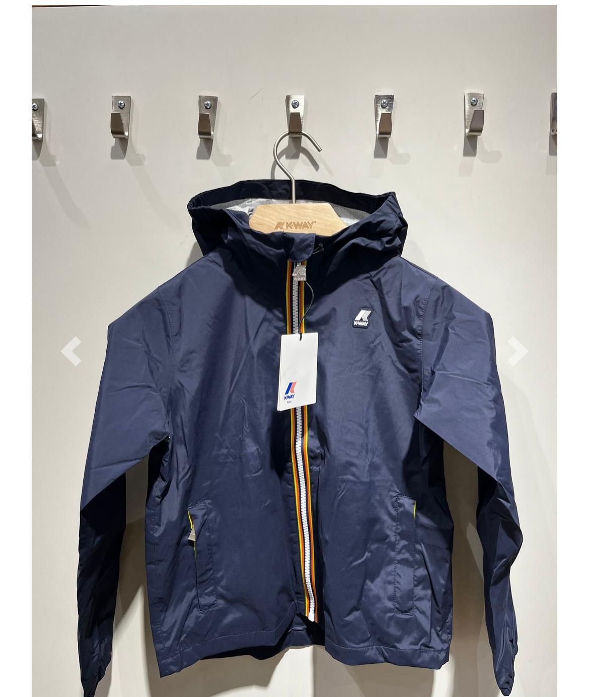 K-Way Jack Enfant Bleu Marine – Coupe-vent Imperméable Paquetable