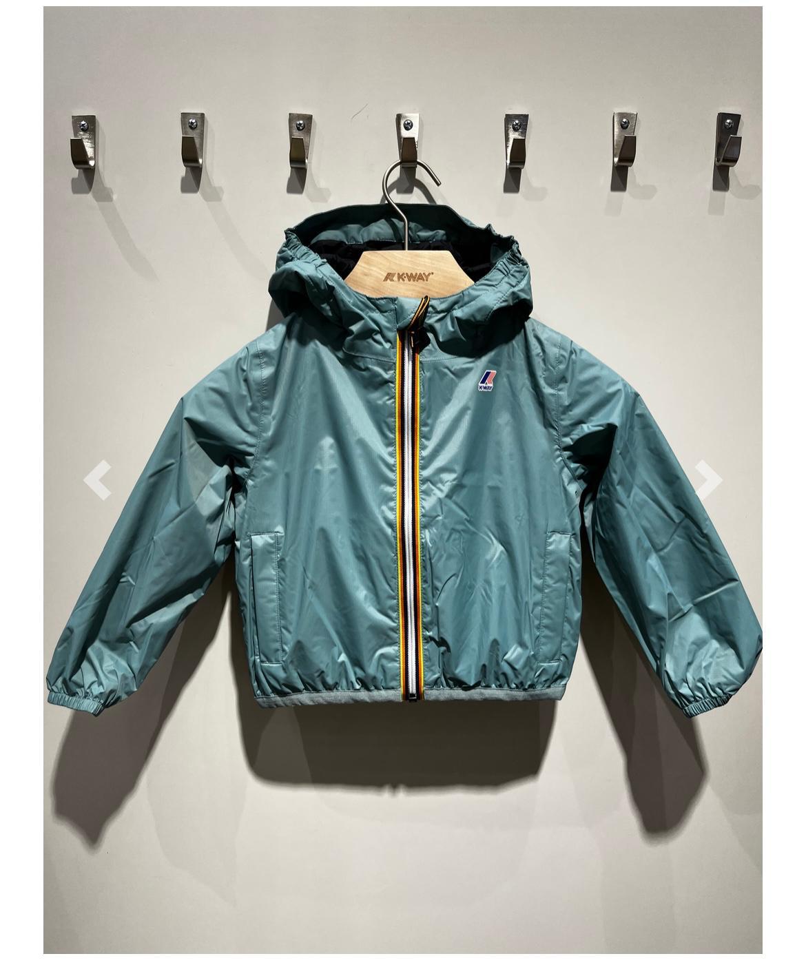 Imperméable enfant K-WAY Jake kids vert amande – Veste coupe-vent légère