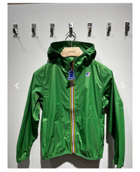 K-Way Claude Enfant Vert - Veste Imperméable Légère et Paquetable