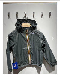 Kway Claude enfants Kaki – Veste imperméable coupe-vent capuche | Urban Chic Boutiques
