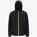 K-Way Le Vrai 4.0 Claude Mixte - Imperméable Warm Noir, Coupe-Vent Capuche, Hiver Automne, Tailles XS à 3XL