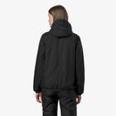 K-Way Le Vrai 4.0 Claude Mixte - Imperméable Warm Noir, Coupe-Vent Capuche, Hiver Automne, Tailles XS à 3XL