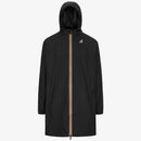 K-Way Le Vrai 3.0 Eiffel noir - Veste longue unisexe paquetable