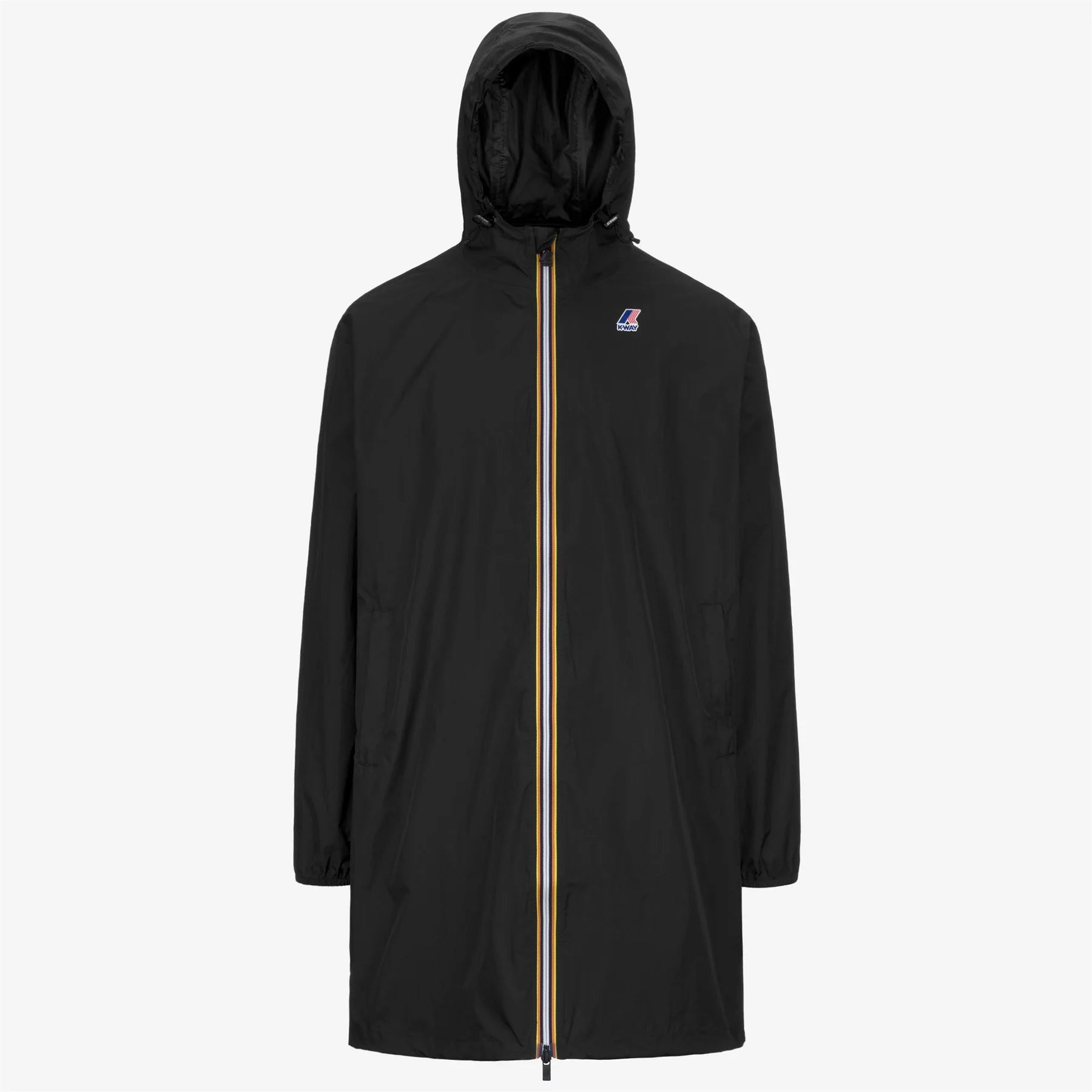 K-Way Le Vrai 3.0 Eiffel noir - Veste longue unisexe paquetable