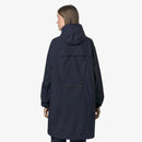 K-Way Le Vrai 3.0 Eiffel Blue Depth - Veste longue unisexe paquetable