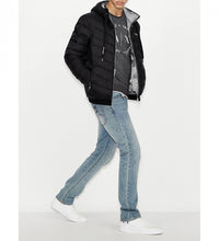 Doudoune à capuche Armani Exchange Noir pour homme – Puffer jacket hiver légère et chaude