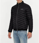 Doudoune Homme Armani Exchange Noir - Manteau Puffer Imperméable, Hiver, Confort Premium