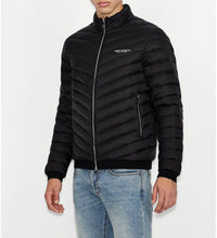 Doudoune Homme Armani Exchange Noir - Manteau Puffer Imperméable, Hiver, Confort Premium