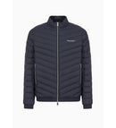 Doudoune Homme Armani Exchange Bleu Marine - Manteau Puffer Imperméable, Hiver, Confort Premium