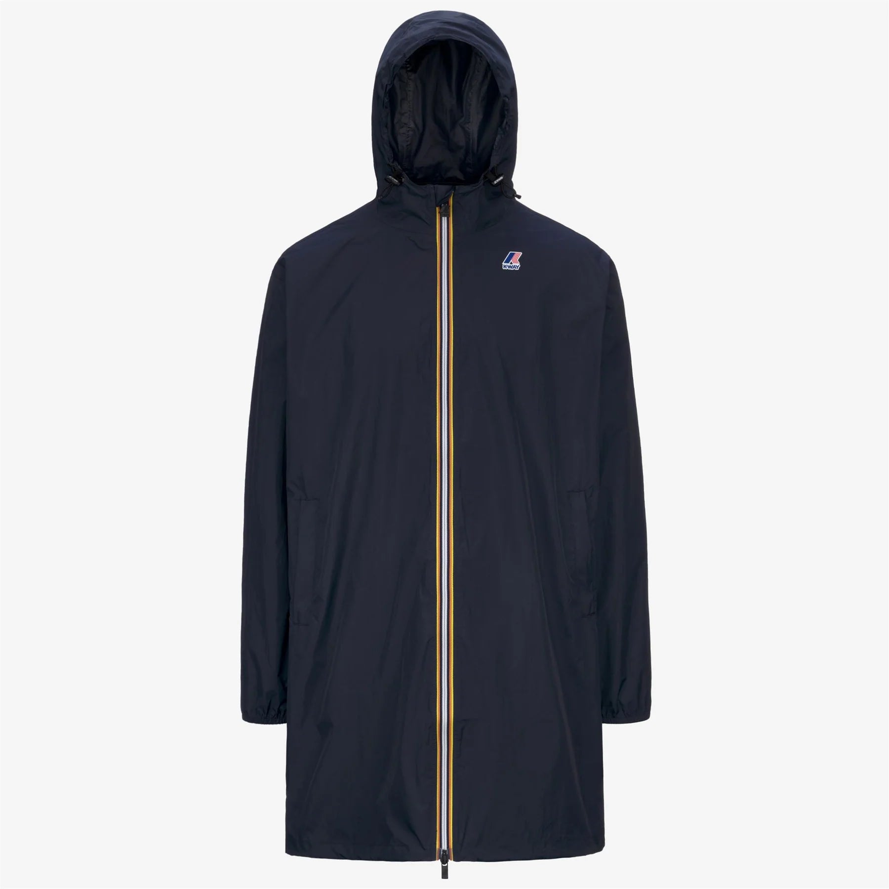 K-Way Le Vrai 3.0 Eiffel Blue Depth - Veste longue unisexe paquetable