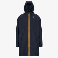 K-Way Le Vrai 3.0 Eiffel Blue Depth - Veste longue unisexe paquetable
