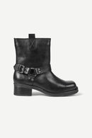 Bottines Femme Noires Sabrenta en Cuir – Samsoe Samsoe | Ankle Boots Élégantes et Modernes