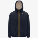 K-Way Le Vrai 4.0 Claude Orsetto Bleu Marine – Veste Imperméable Mixte, Chaude et Déperlante pour Homme et Femme