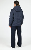 K-Way Le Vrai 4.0 Claude Orsetto Bleu Marine – Veste Imperméable Mixte, Chaude et Déperlante pour Homme et Femme