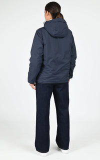 K-Way Le Vrai 4.0 Claude Orsetto Bleu Marine – Veste Imperméable Mixte, Chaude et Déperlante pour Homme et Femme