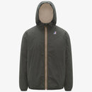 K-Way Le Vrai 4.0 Claude Orsetto Green Blackish – Veste Mixte Imperméable, Coupe-Vent, Hiver