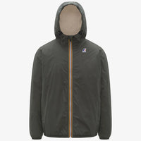 K-Way Le Vrai 4.0 Claude Orsetto Green Blackish – Veste Mixte Imperméable, Coupe-Vent, Hiver