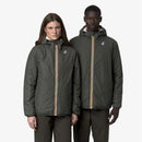 K-Way Le Vrai 4.0 Claude Orsetto Green Blackish – Veste Mixte Imperméable, Coupe-Vent, Hiver