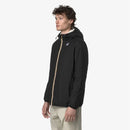 K-Way Le Vrai 4.0 Claude Orsetto Noir – Veste Mixte Imperméable & Coupe-Vent, Homme/Femme – Chaude, Capuche