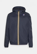K-Way Le Vrai 3.0 Claude Warm Bleu Marine – Veste Mixte Imperméable et Coupe-Vent