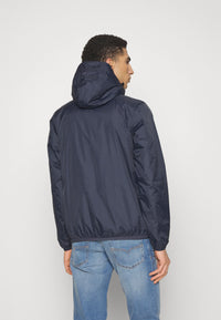 K-Way Le Vrai 3.0 Claude Warm Bleu Marine – Veste Mixte Imperméable et Coupe-Vent