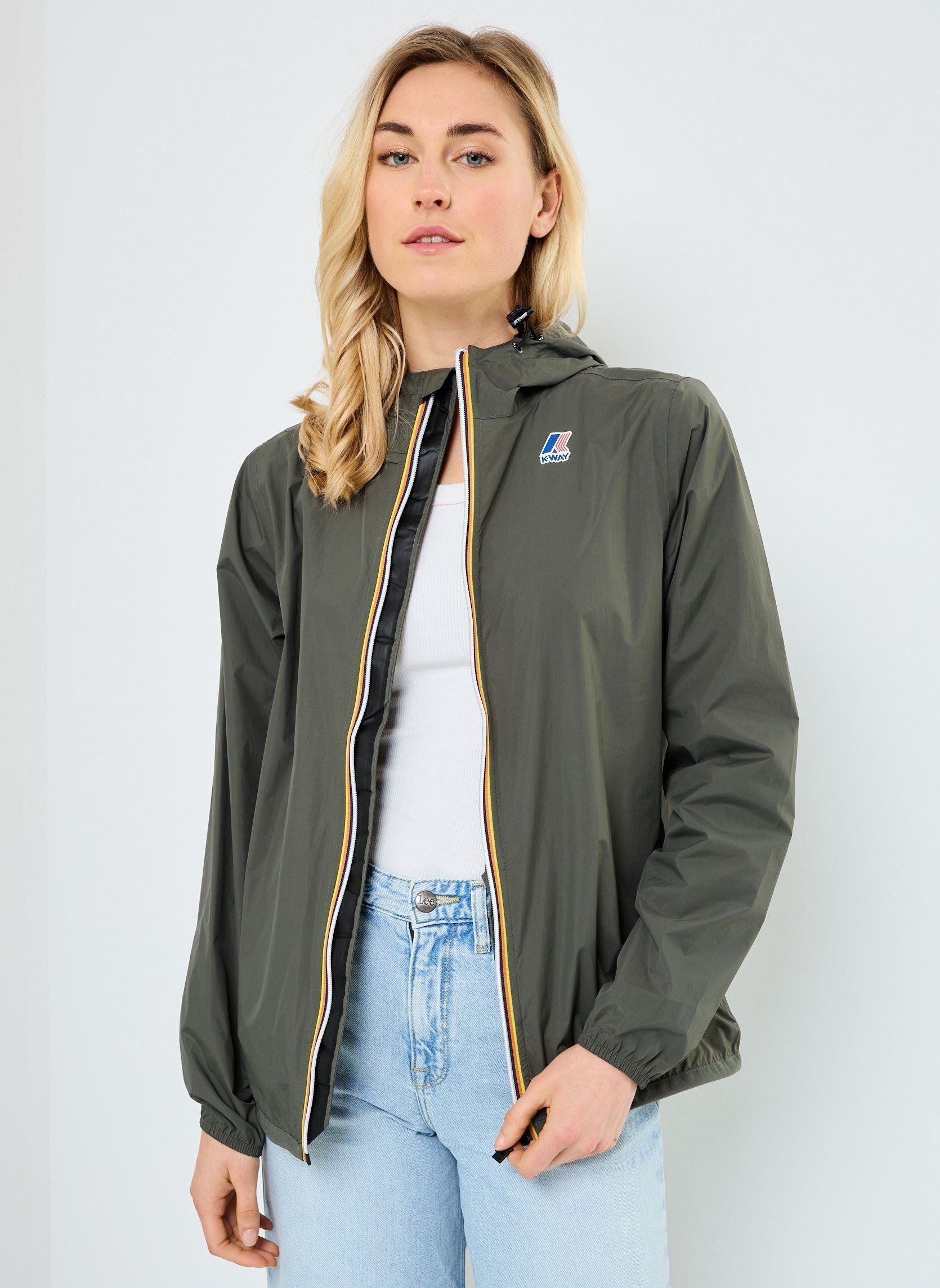 K-Way Le Vrai Claude 3.0 Warm Green Blackish – Veste Mixte Imperméable Hiver
