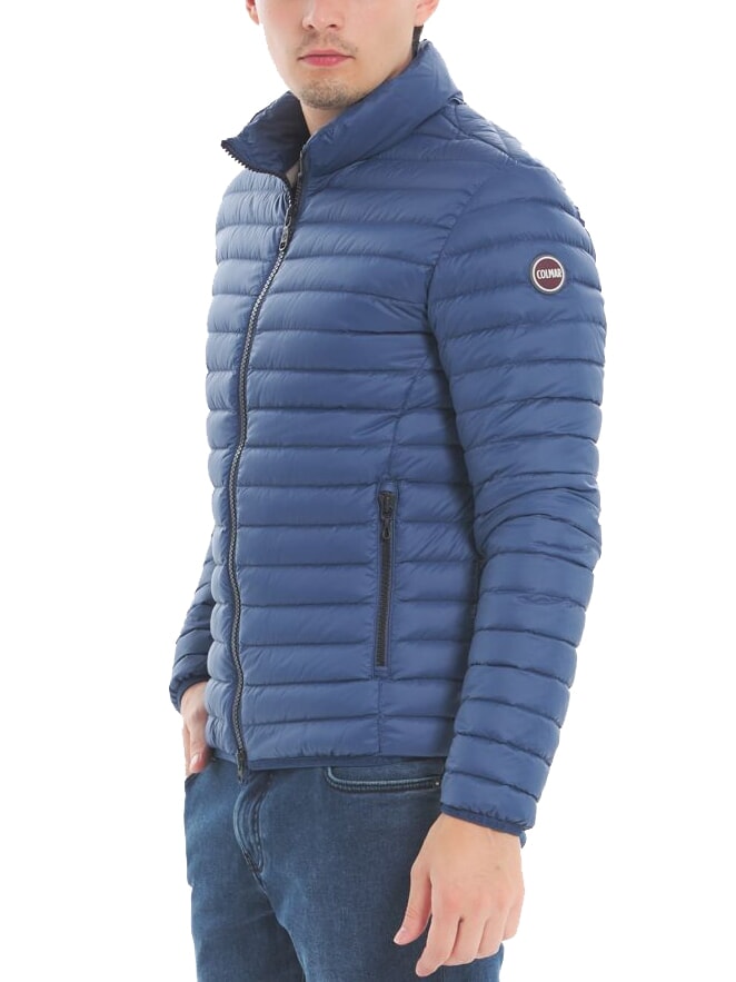 Doudoune Colmar Homme Bleu Jean – Puffer Mi-saison Ultra Légère et Confortable