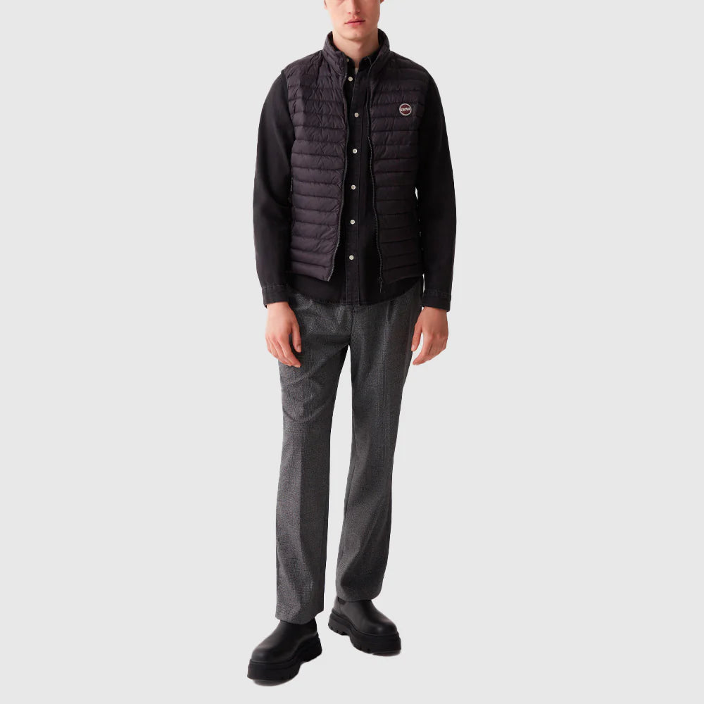 Doudoune sans manches Colmar noire pour homme – Veste légère, matelassée, hiver, mode urbaine