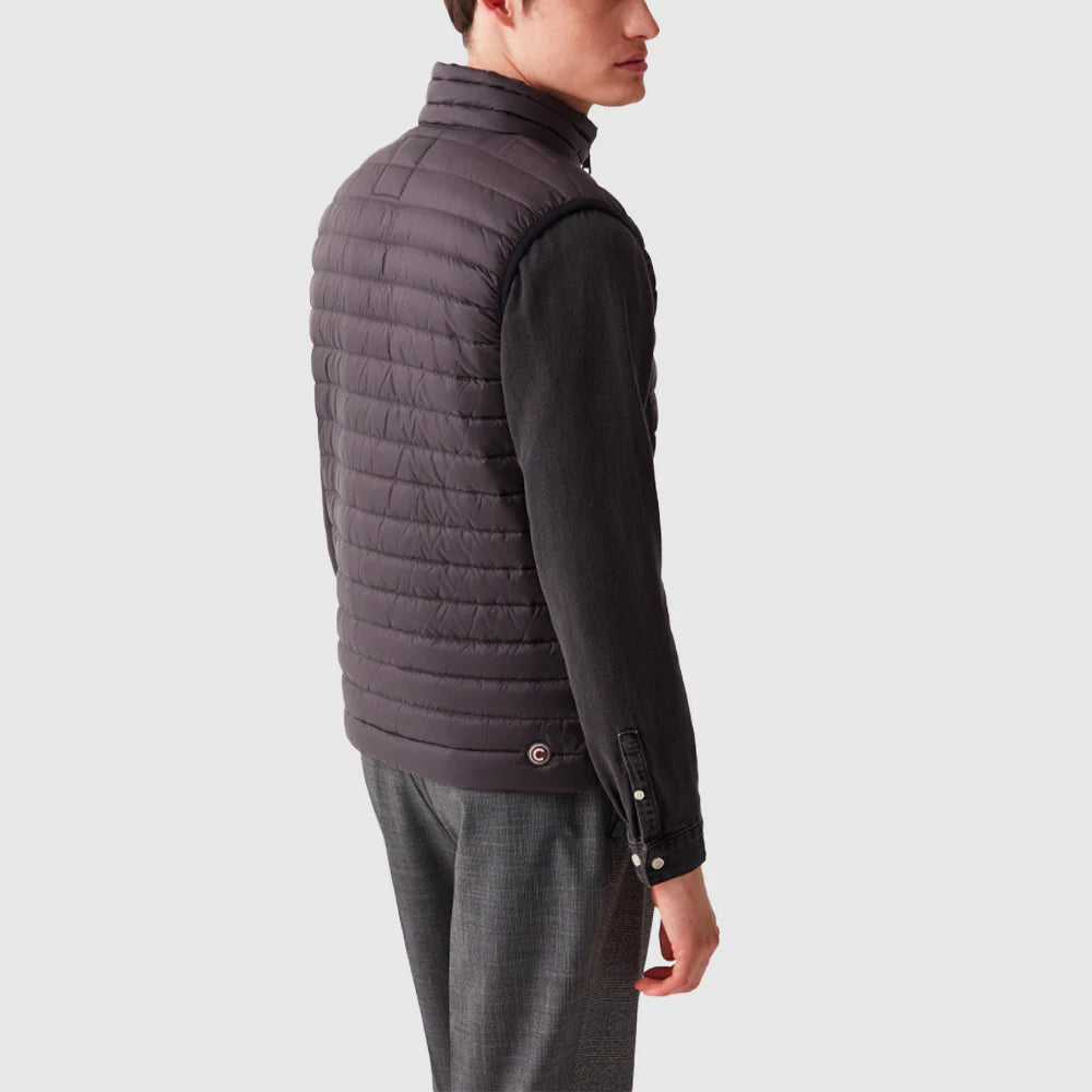 Doudoune sans manches Colmar noire pour homme – Veste légère, matelassée, hiver, mode urbaine