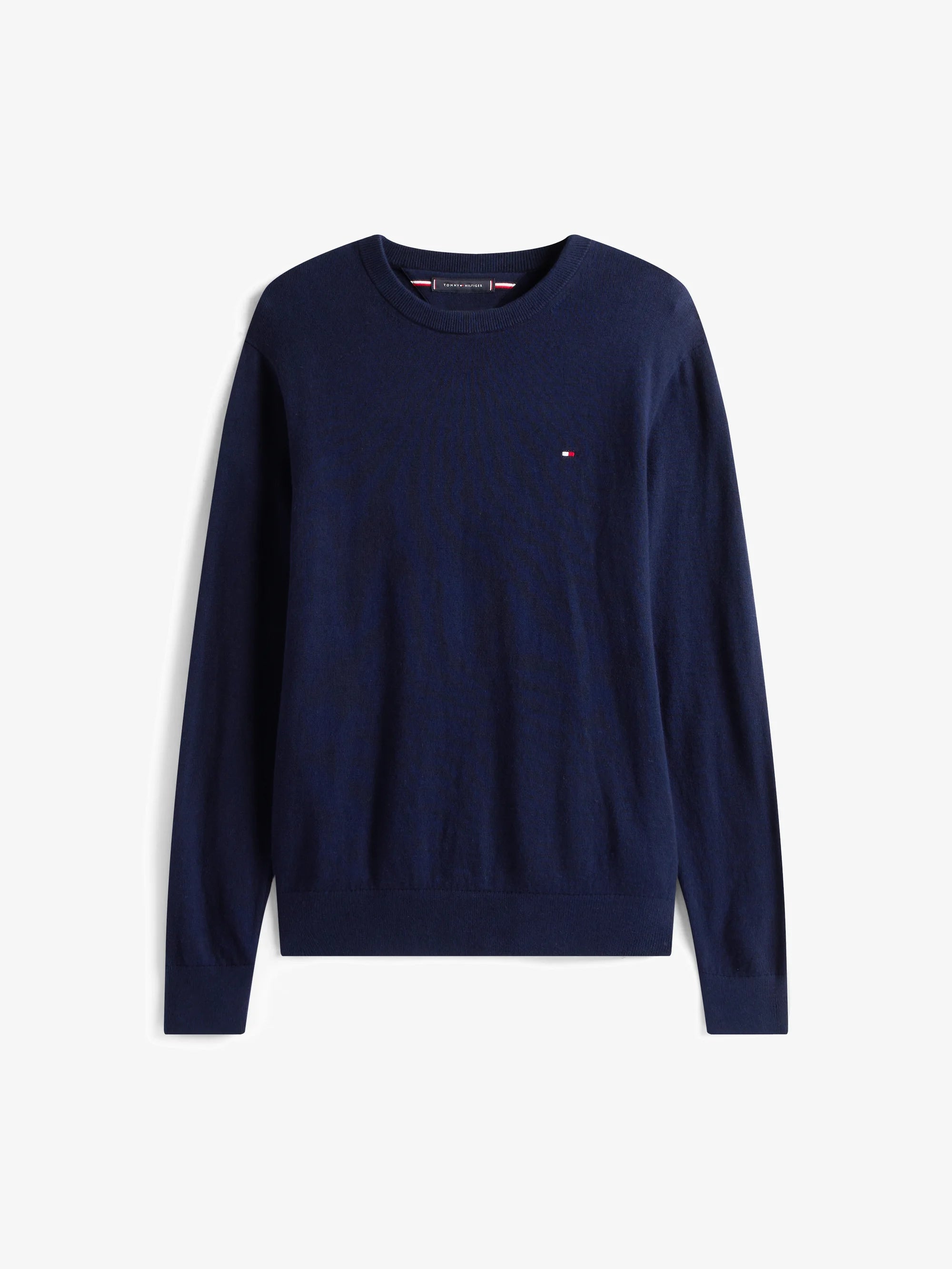 Pull homme col rond bleu marine Tommy Hilfiger – Pull élégant hiver Urban Chic