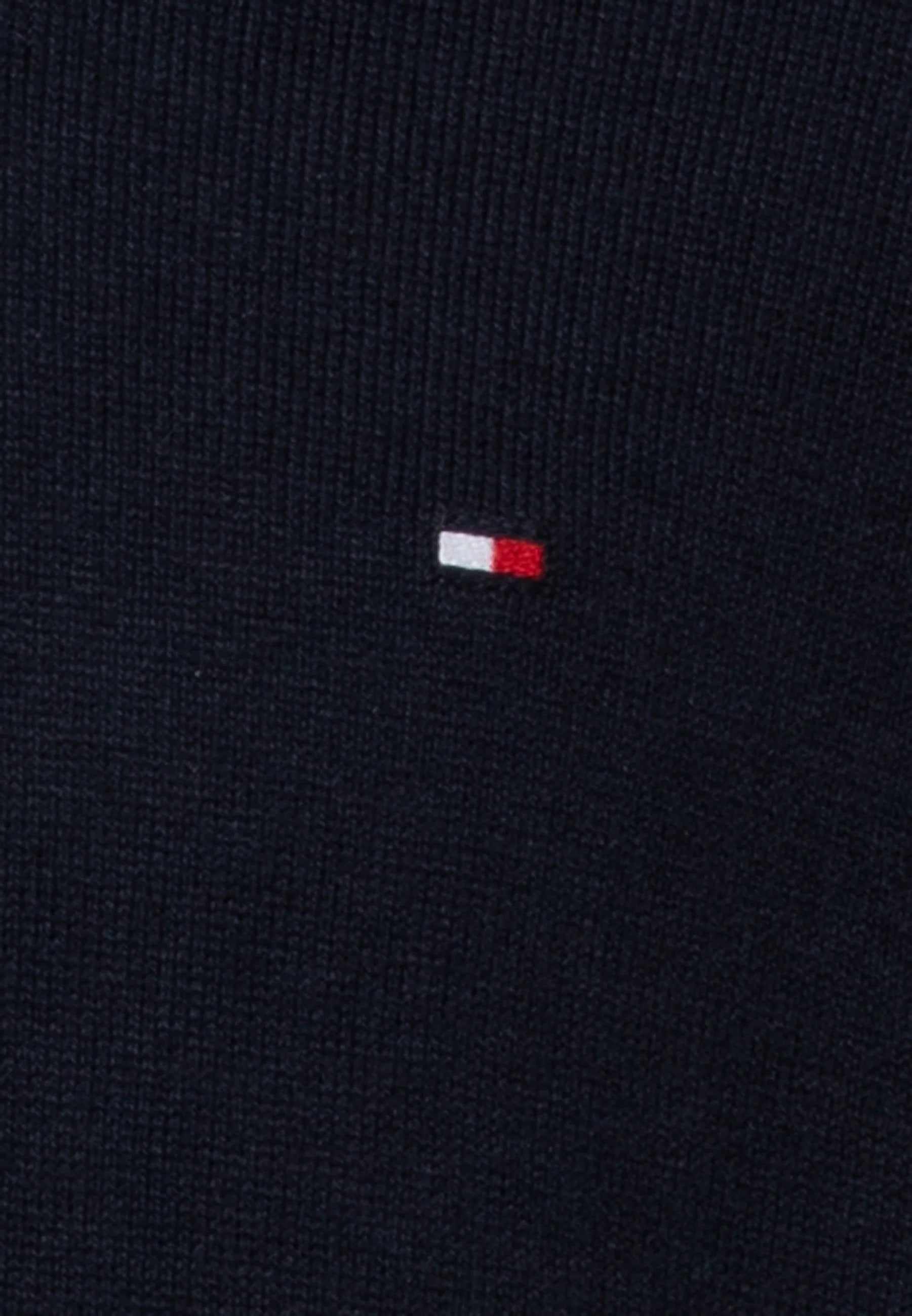 Pull col V Tommy Hilfiger bleu marine homme – Pull premium confortable, grande taille