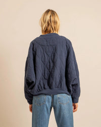 Veste femme Aokyanos Daytona en gaz de coton coloris nuit – Élégante, légère et confortable