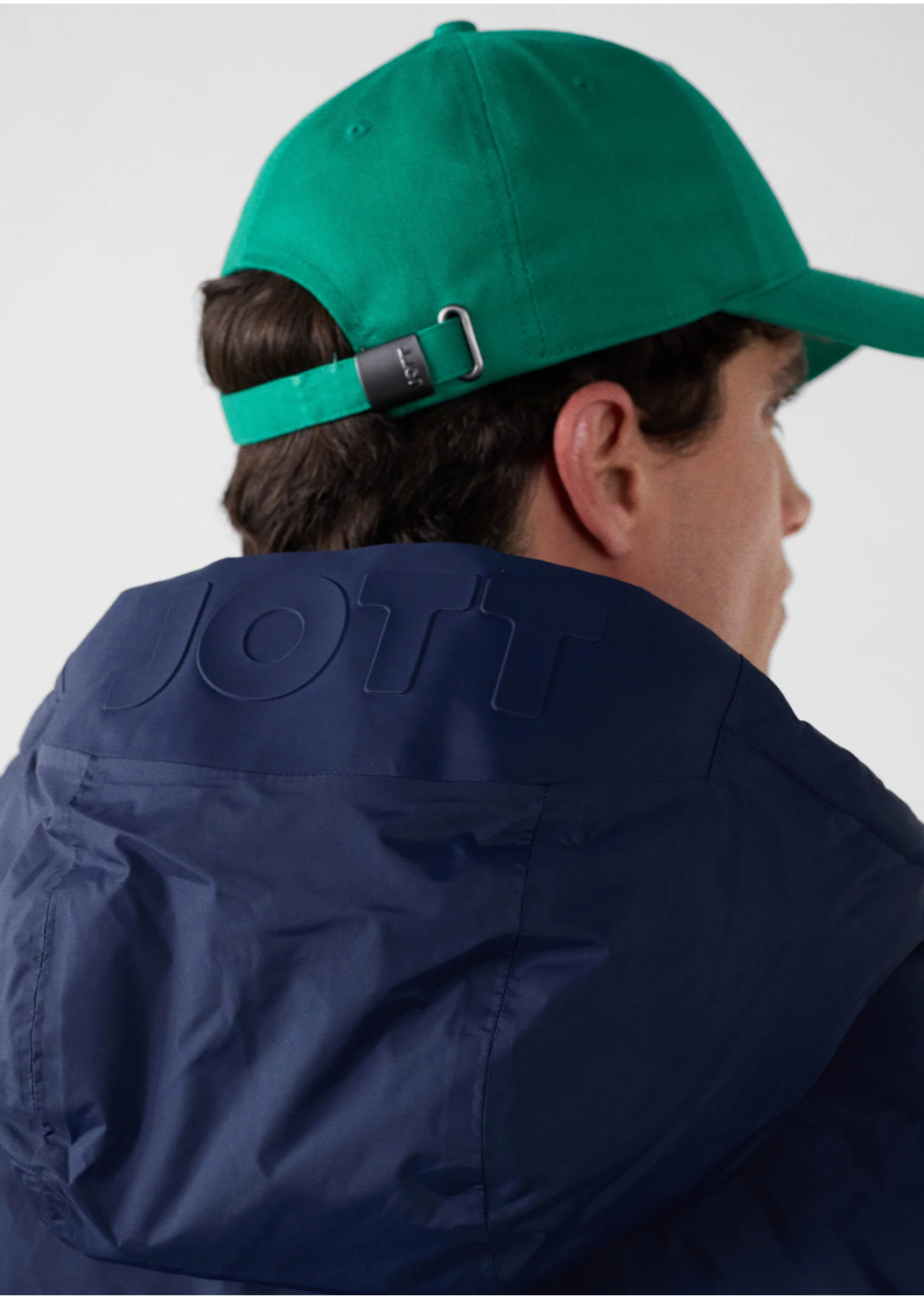 Détail capuche doudoune ASSEN marine JOTT finition moderne