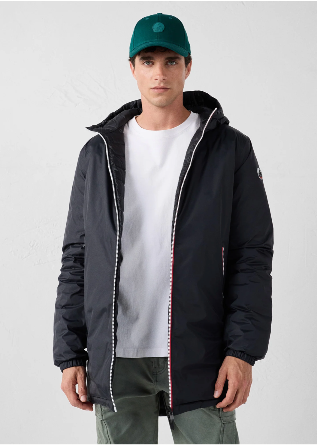 Doudoune longue réversible noire ASSEN homme JOTT lyon 
